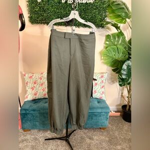 Eloquii Olive Green Jogger Pants